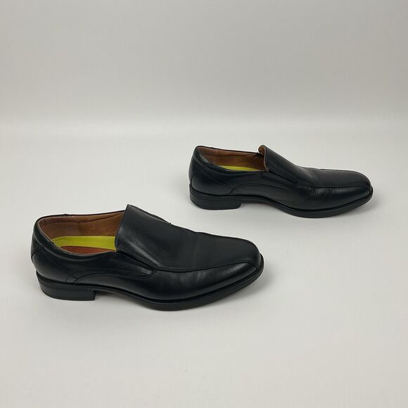 Florsheim Comfortech Ortholite Black Leather Slip On‎ Dress Shoes Business 11D main image 9